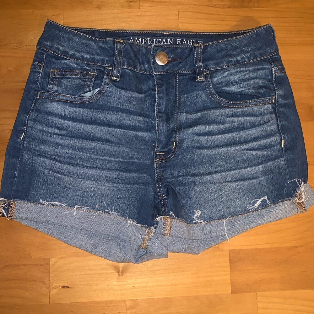 American Eagle shorts 4 hi-rise shortie stretch